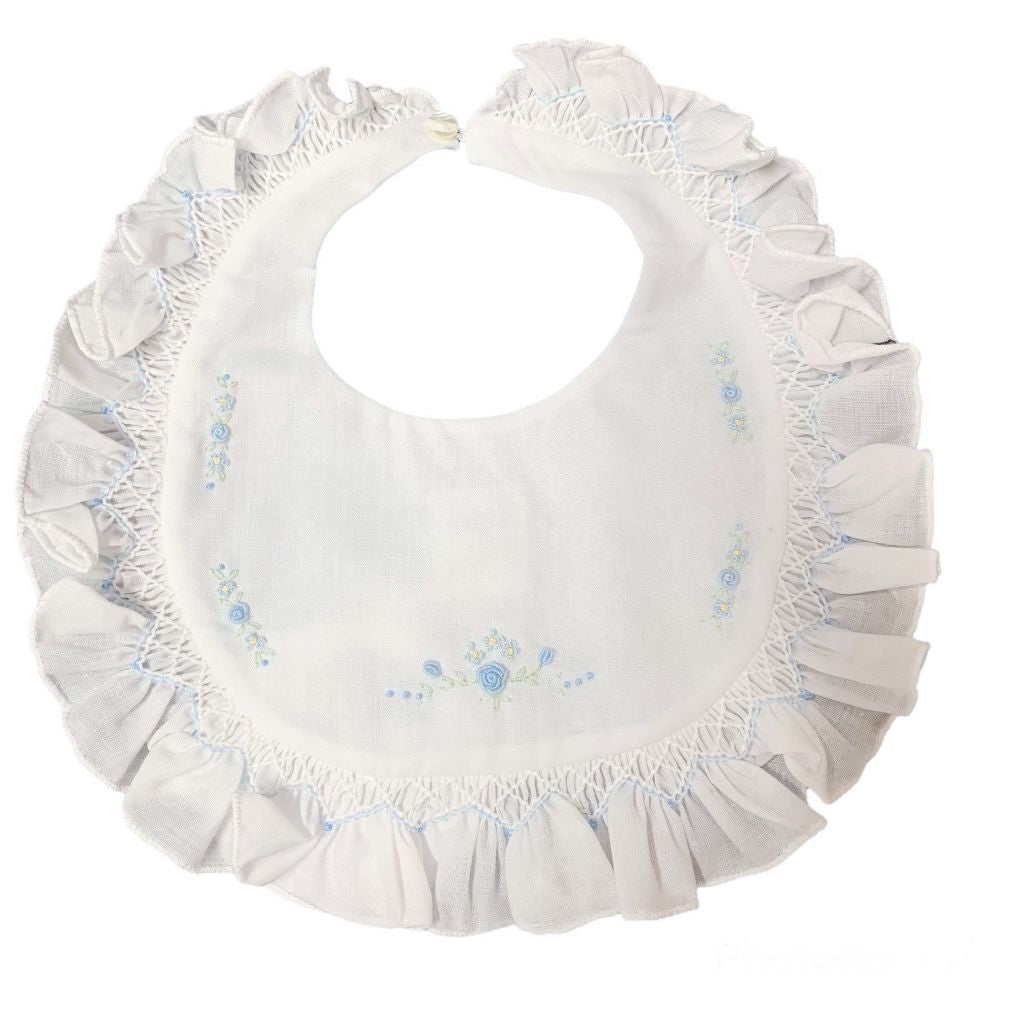 SARAH LOUISE FRILLED BIB 3307WB