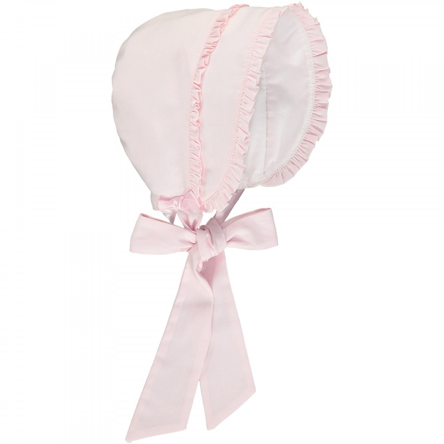 EMILE ET ROSE FRILLED BONNET 4765 P