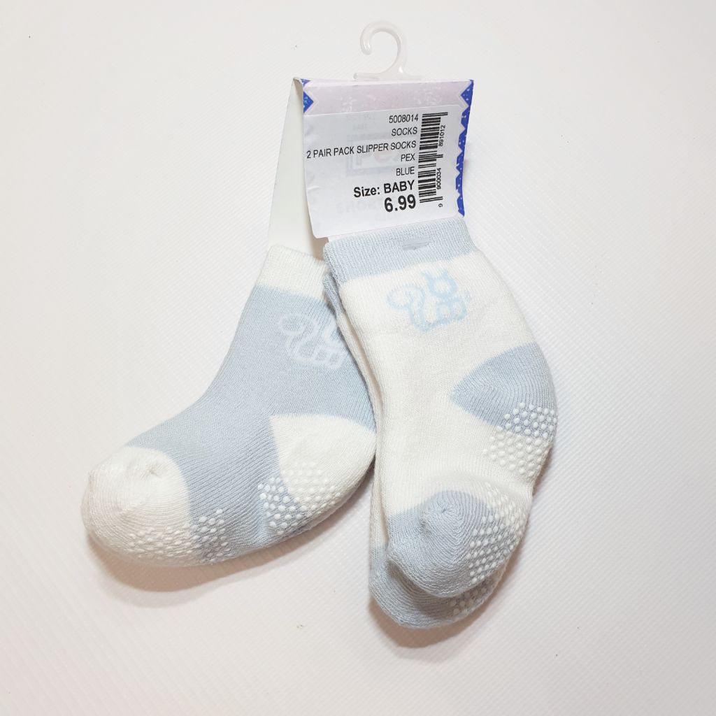 PEX SLIPPER SOCKS 2 PACK 5008014