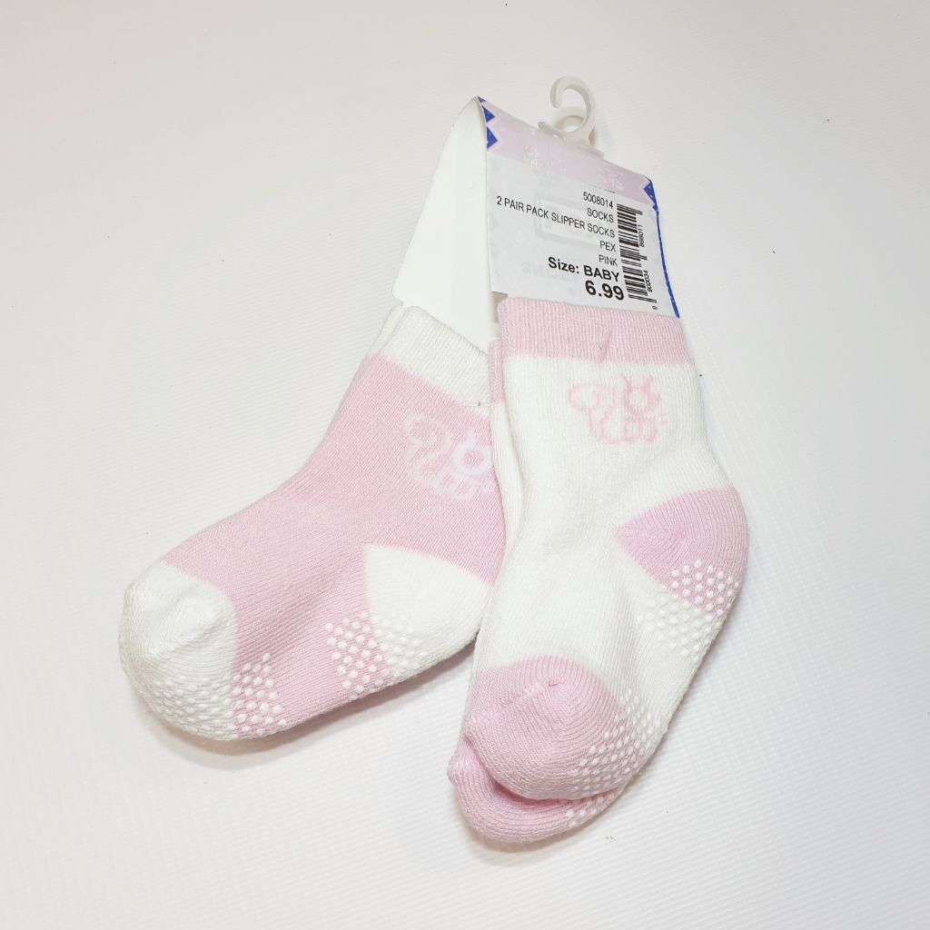 PEX SLIPPER SOCKS 2 PACK 5008014