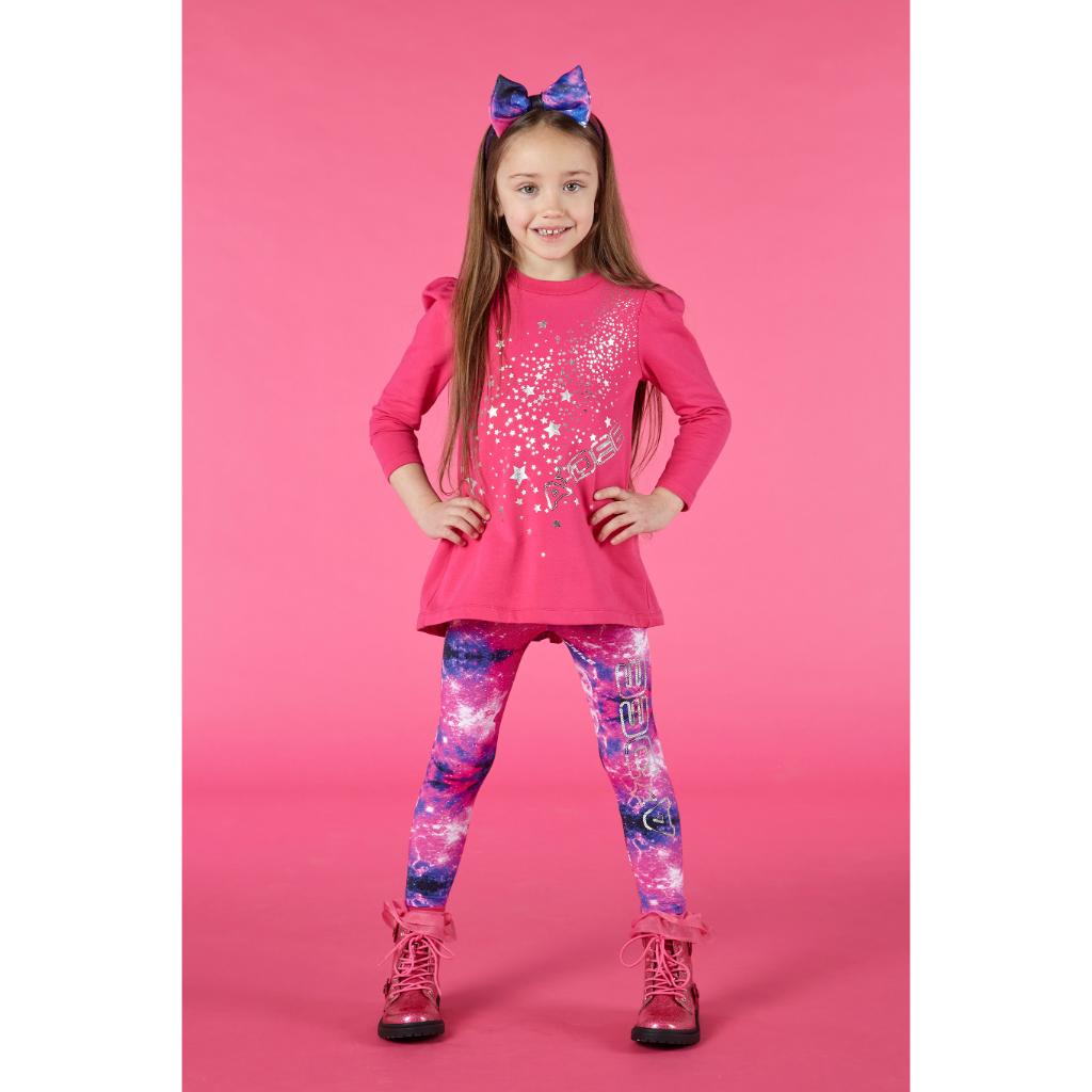PRE-ORDER A DEE GALAXY GIRL SPIRIT LEGGING SET W223518  Puddleduckskids -  Puddleducks Designer Childrens Wear
