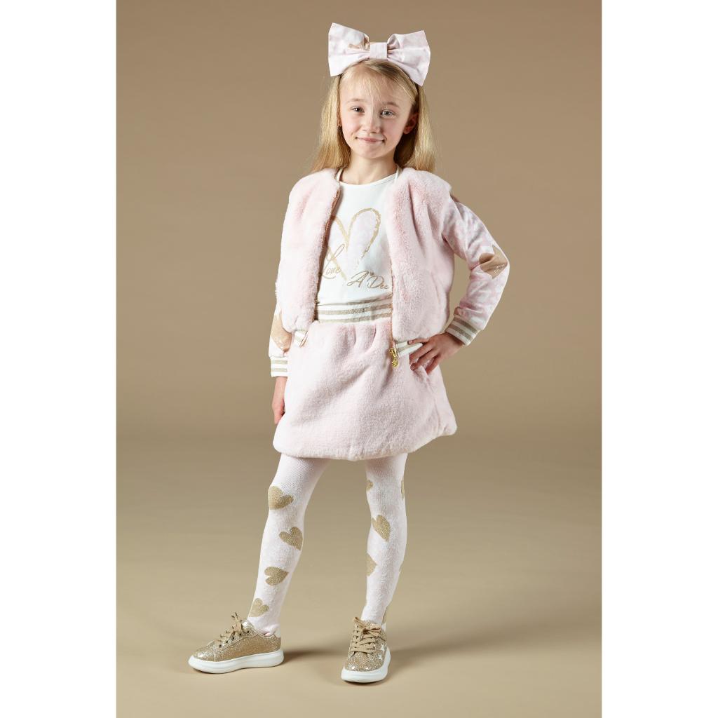 A DEE LEOPARD LOVE PERRY BOMBER JACKET W222206