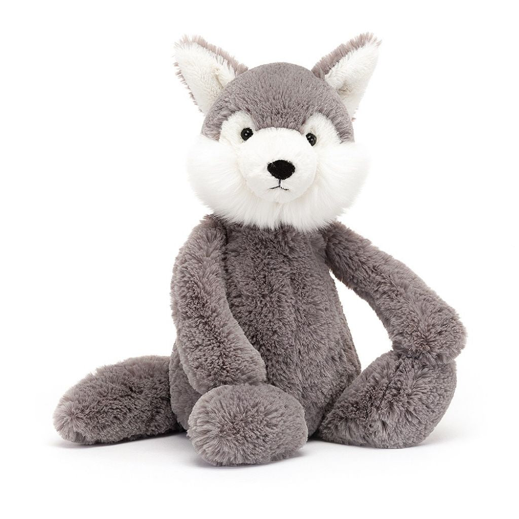 JELLYCAT MEDIUM BASHFUL WOLF BAS3W