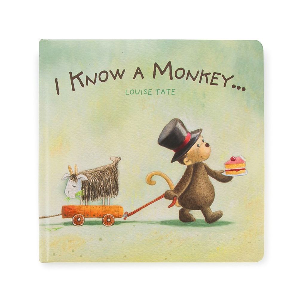 JELLYCAT I KNOW A MONKEY BOOK BK4IKM