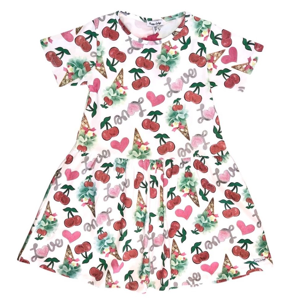 HAPPY CALEGI CHERRY DRESS CA2183