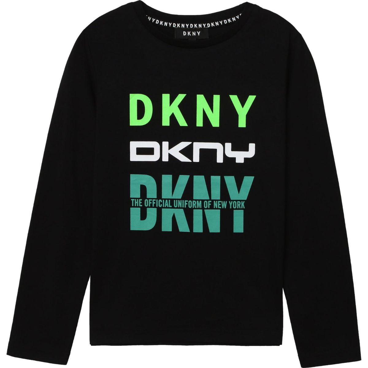 DKNY LONG SLEEVED T SHIRT D25C99 09B