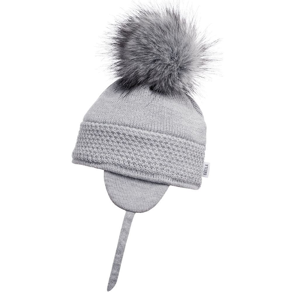 SATILA HAT WITH FAUX FUR POM POM DAISY 130