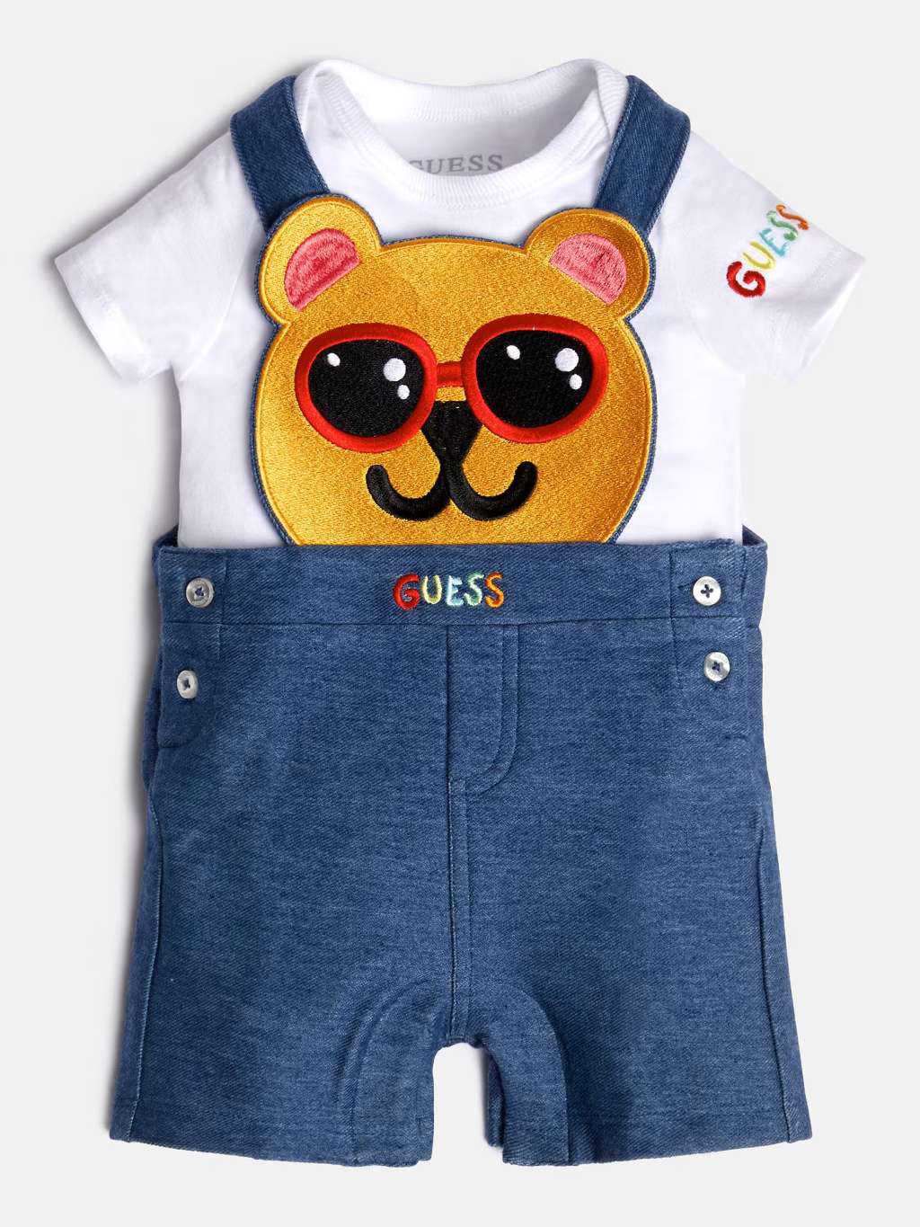 GUESS DUNGAREE SET H3GW03