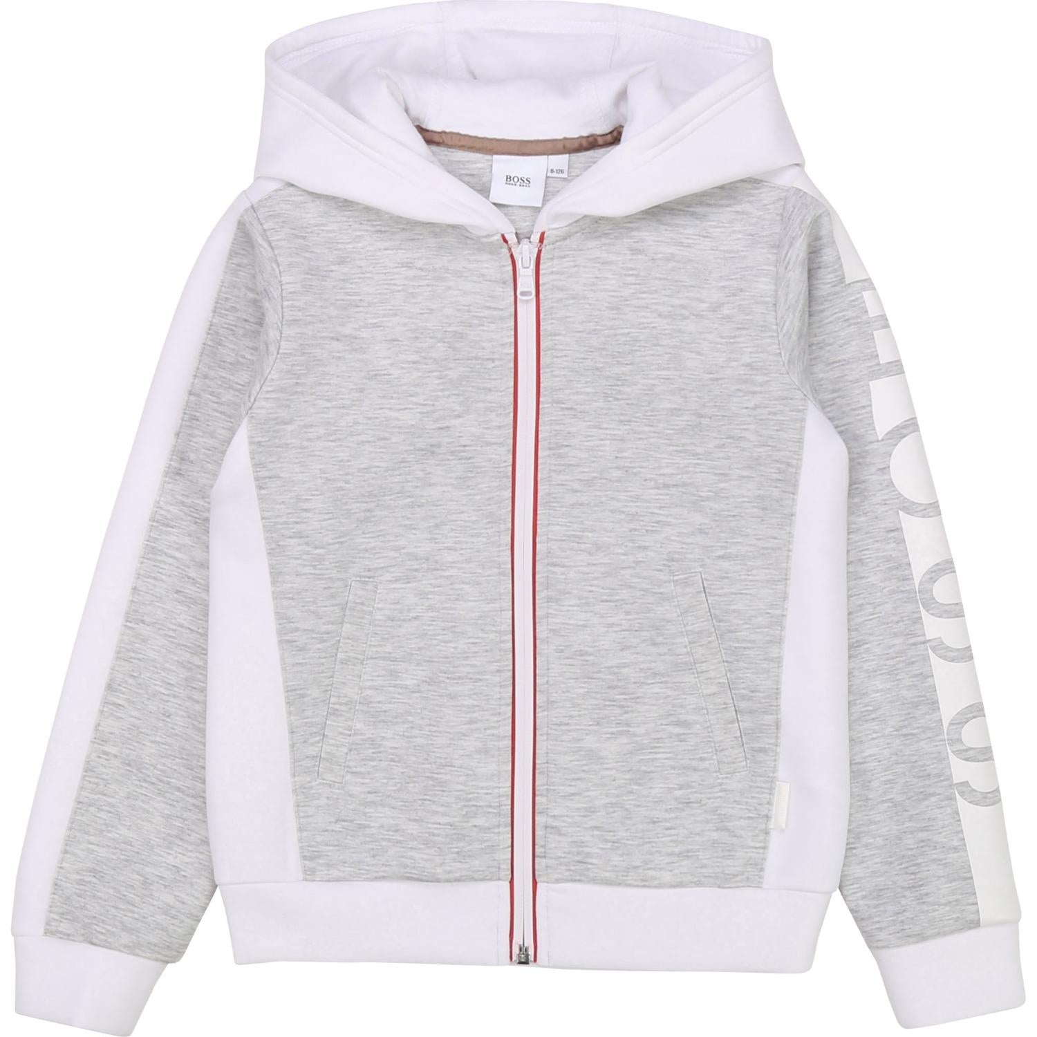 BOSS ZIP UP HOODIE J15412 A32