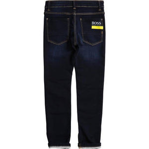 BOSS SKINNY FIT JEANS WITH ADJUSTABLE WAIST J24669 Z23