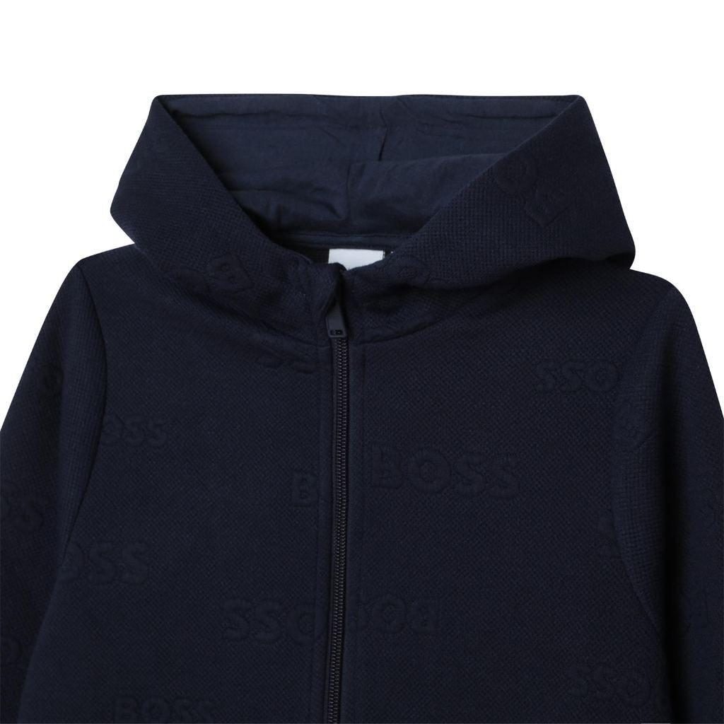 BOSS ZIP UP HOODIE J25M76