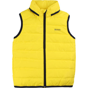 BOSS GILET WITH CONCEALED HOOD J26405 535