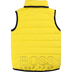 BOSS GILET WITH CONCEALED HOOD J26405 535