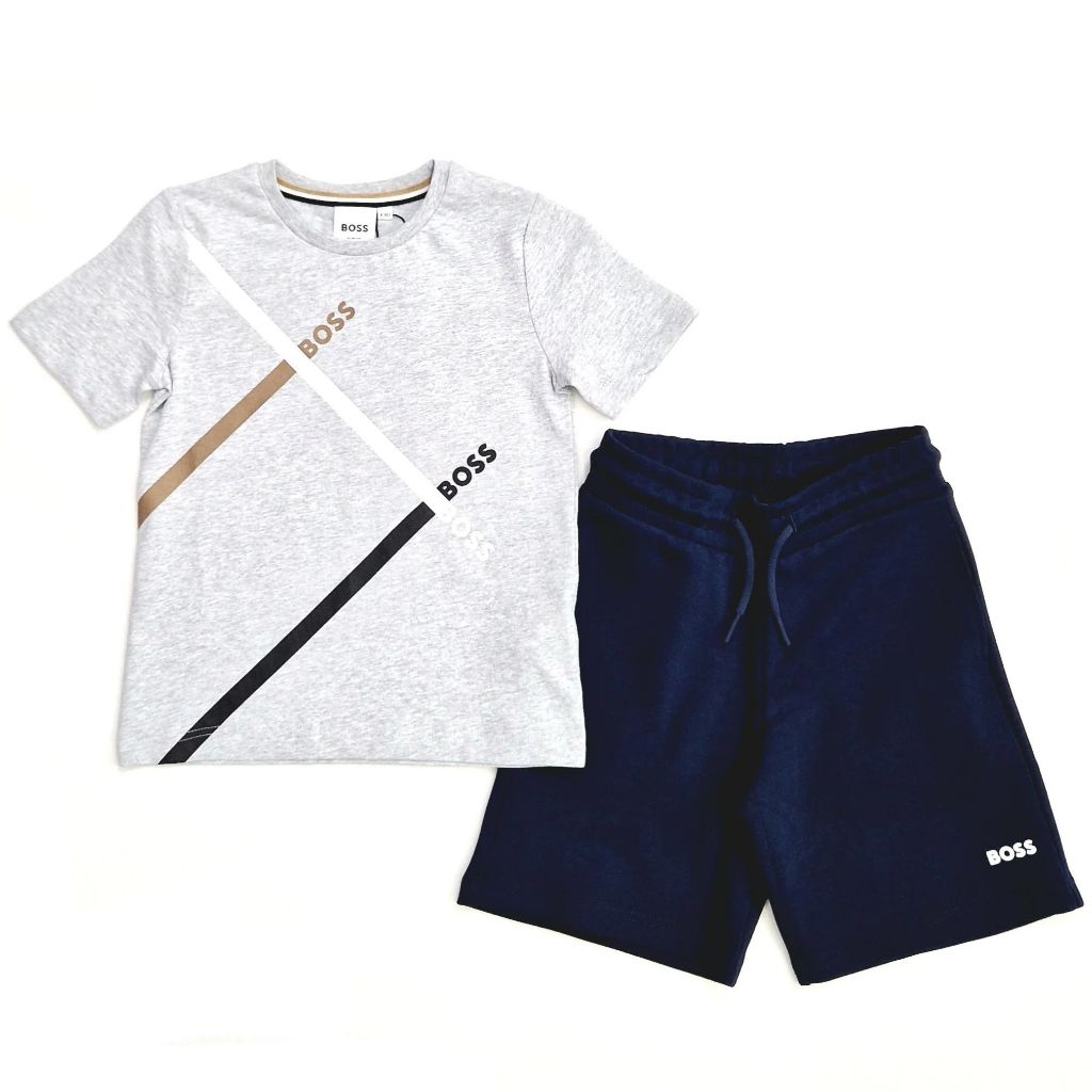 BOSS T SHIRT & SHORTS SET J28110