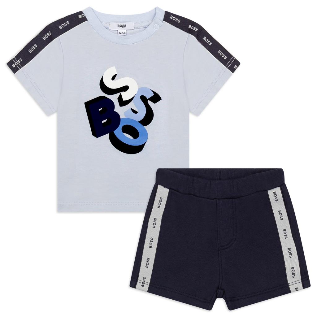 BOSS T SHIRT & SHORTS SET J98353