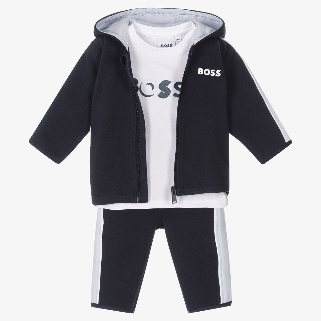 Hugo boss baby tracksuit hot sale sale