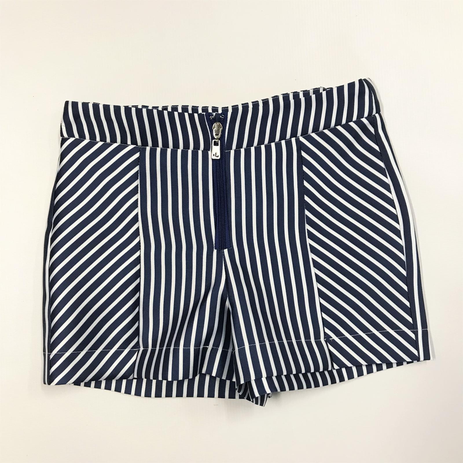 JEYCAT STRIPED SHORTS WITH ADJUSTABLE WAIST JCJSO530