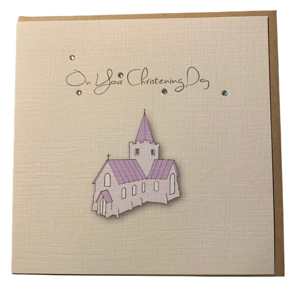 CHRISTENING CARD LPB128