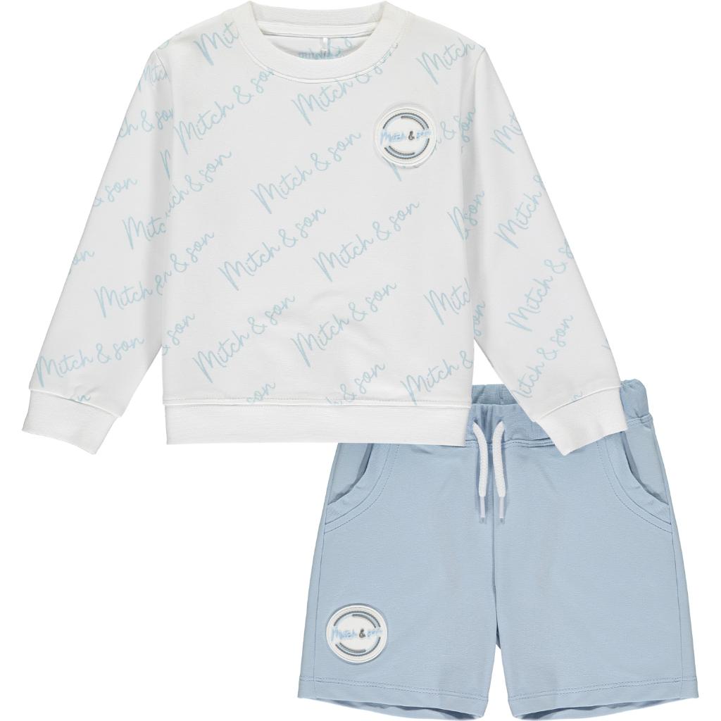 MITCH & SON AUSTIN SWEATSHIRT & SHORTS SET MS22107