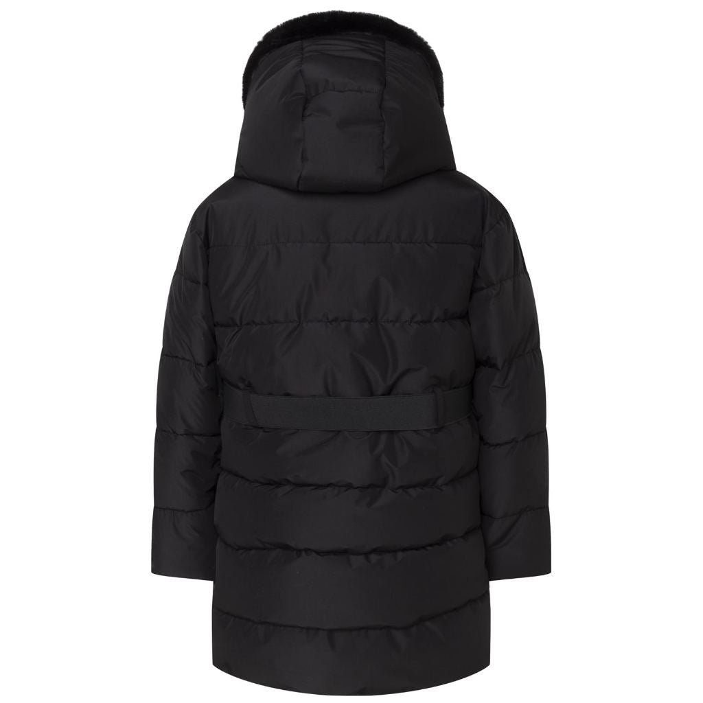 Womens quilted coat with hood  Lacroix espace boutique inc
