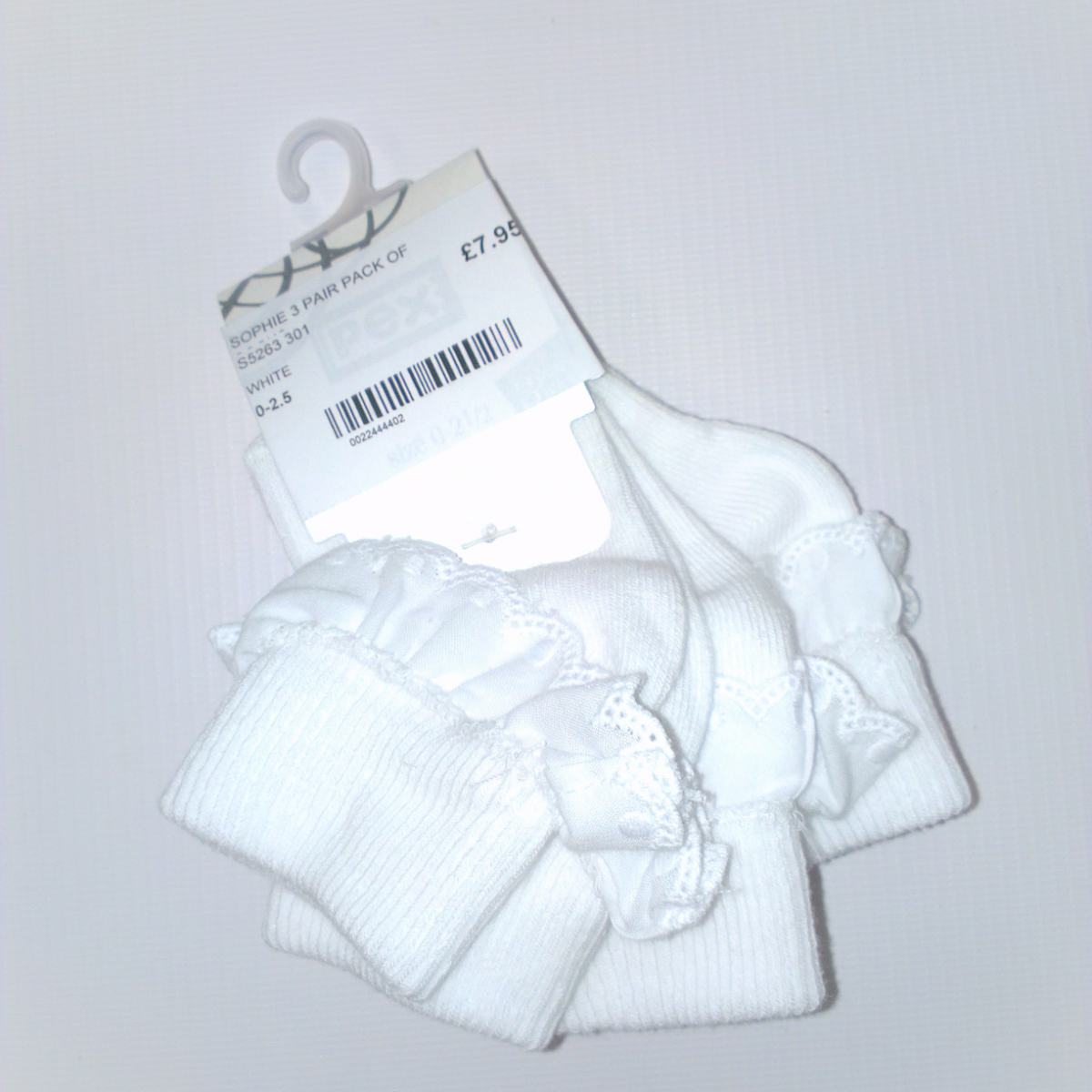 PEX SOPHIE 3 PAIR PACK OF SOCKS S5263 301