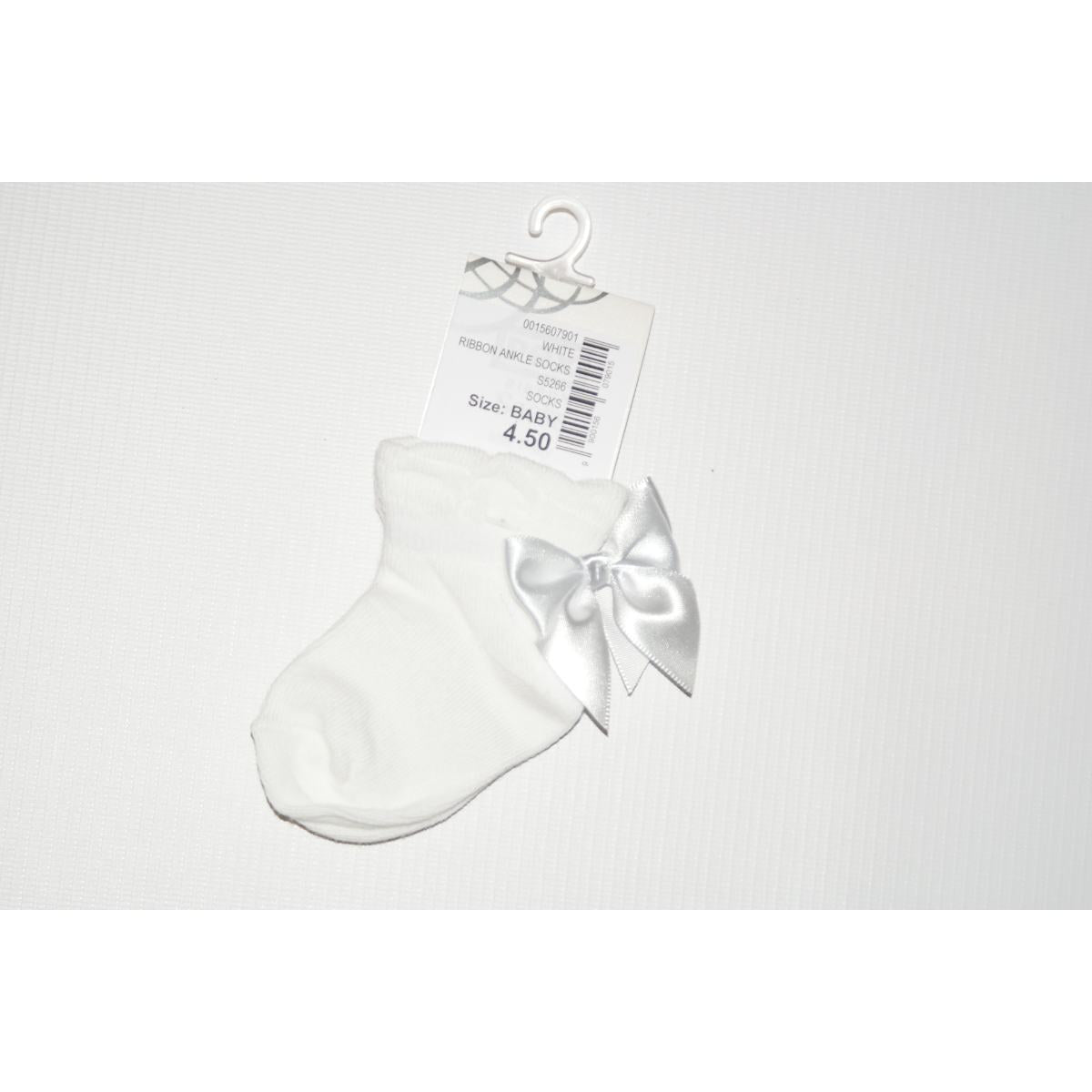 PEX RIBBON ANKLE SOCKS S5266 W