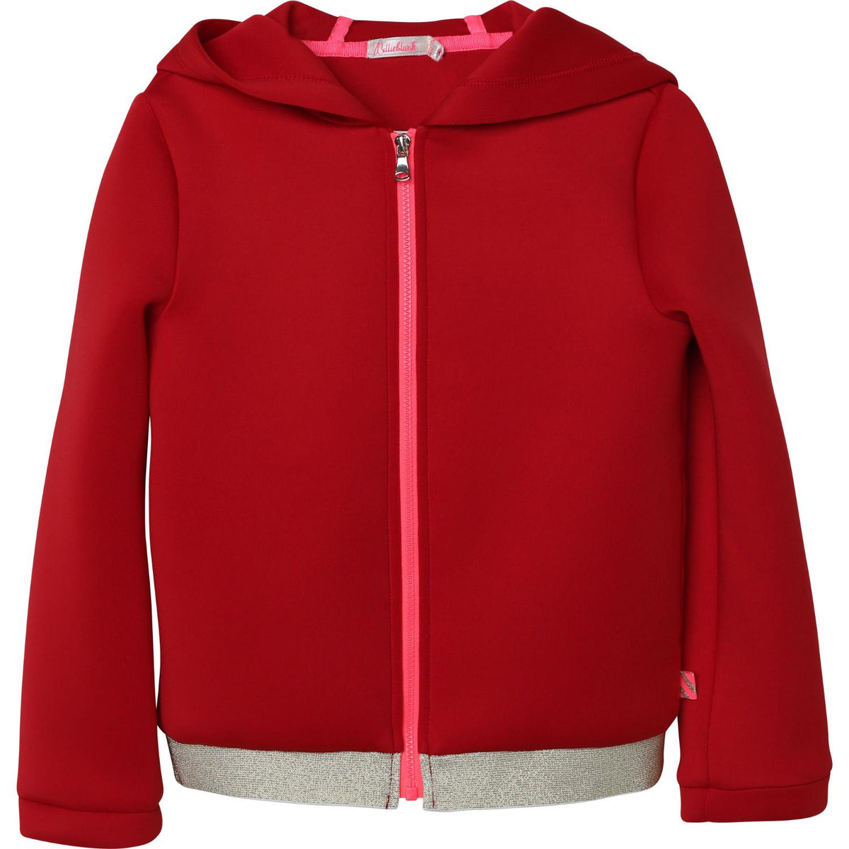 BILLIEBLUSH NEOPRENE ZIP UP HOODIE U15768 95G