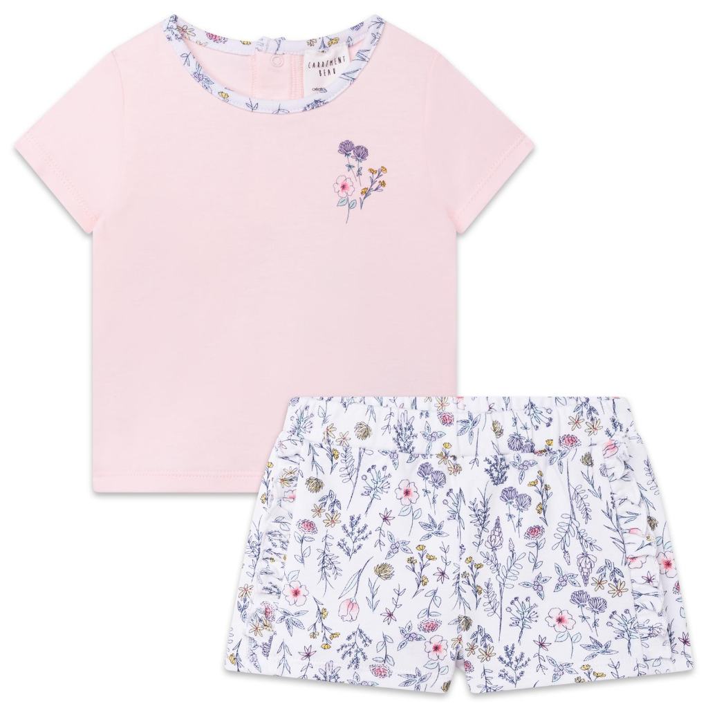 CARREMENT BEAU T SHIRT &amp; SHORTS SET Y08049