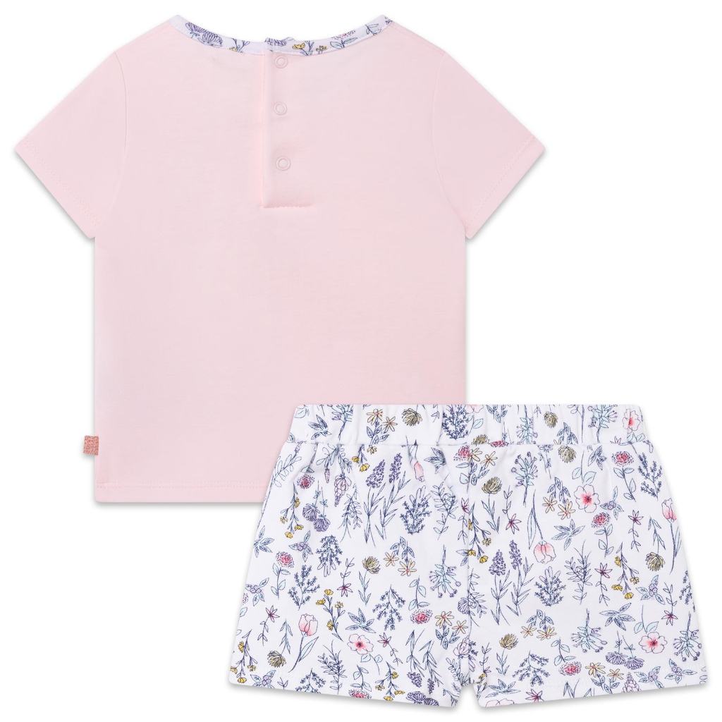 CARREMENT BEAU T SHIRT & SHORTS SET Y08049
