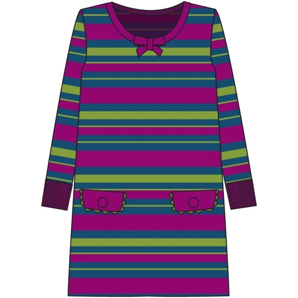 ROSALITA SENORITAS STRIPED DRESS HIERBA DRESS