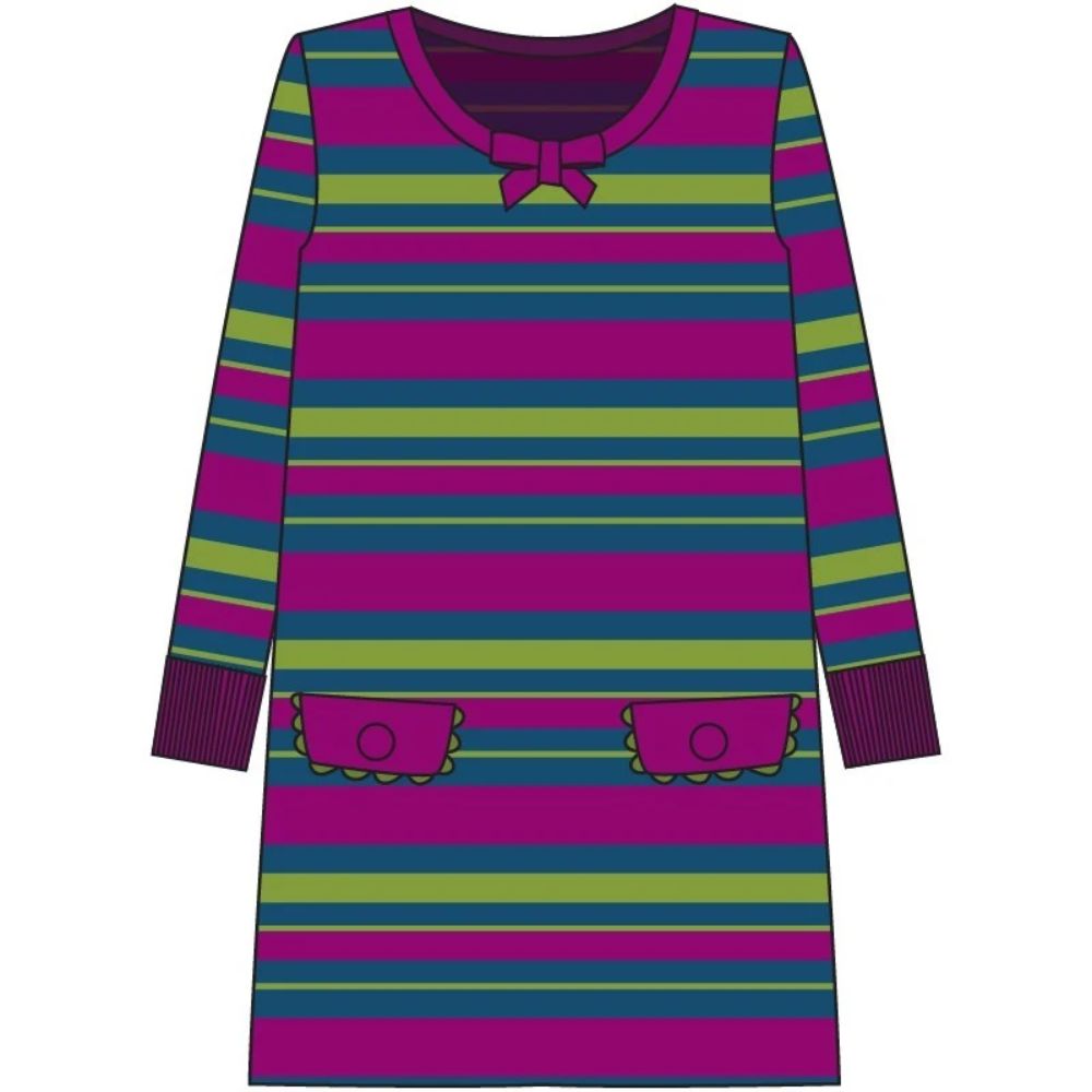 ROSALITA SENORITAS STRIPED DRESS HIERBA DRESS