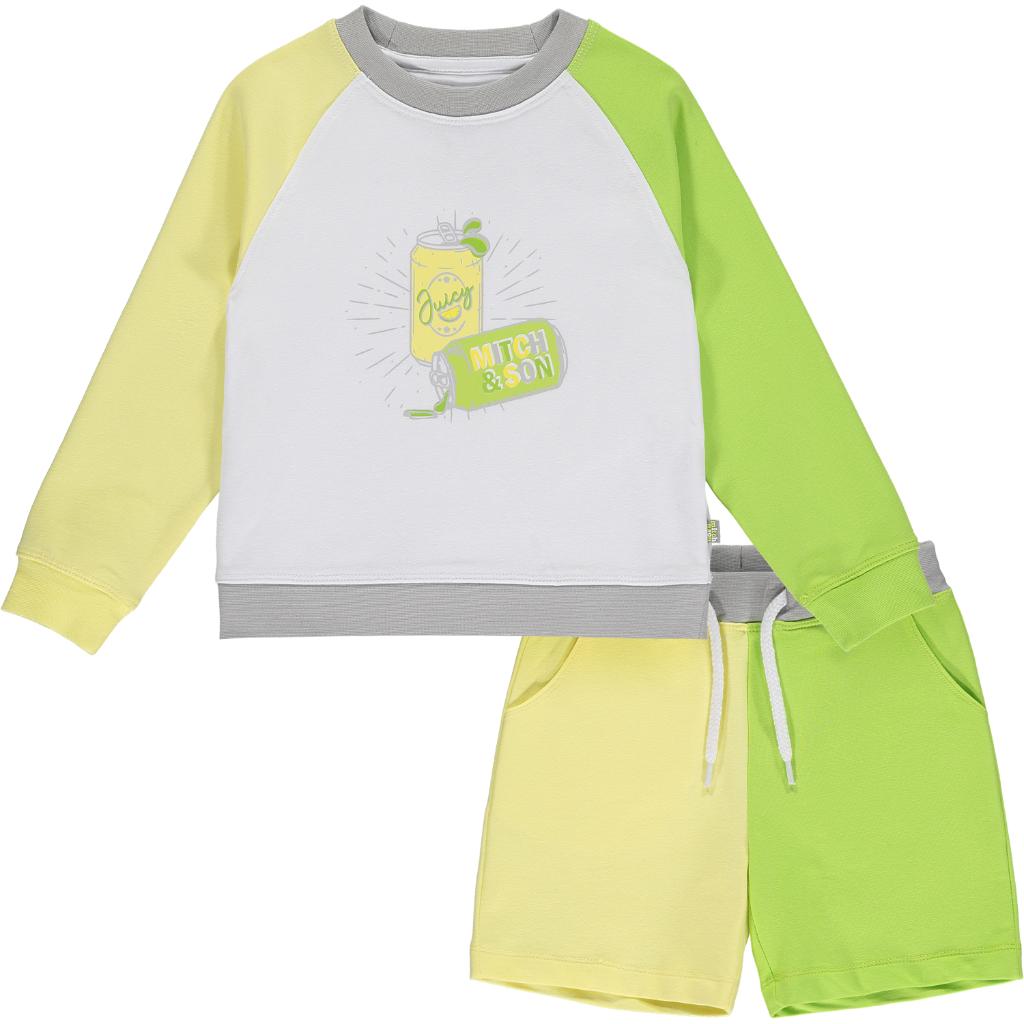 MITCH &amp; SON BRAYDEN SWEATSHIRT &amp; SHORTS SET MS22205