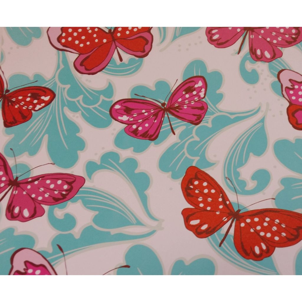BUTTERFLY SHEET GIFT WRAP NW004